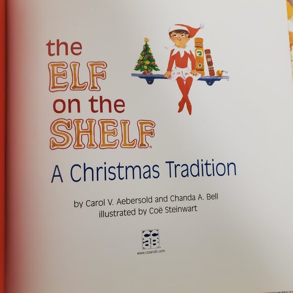 Plush 14" Elf on a Shelf and the Book the Elf on the Shelf A Christmas Tradition - Picture 6 of 8